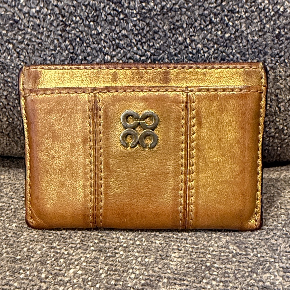 Coach Gold Key & Card Holder